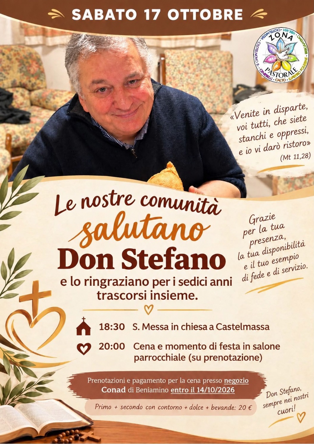Saluto a don Stefano
